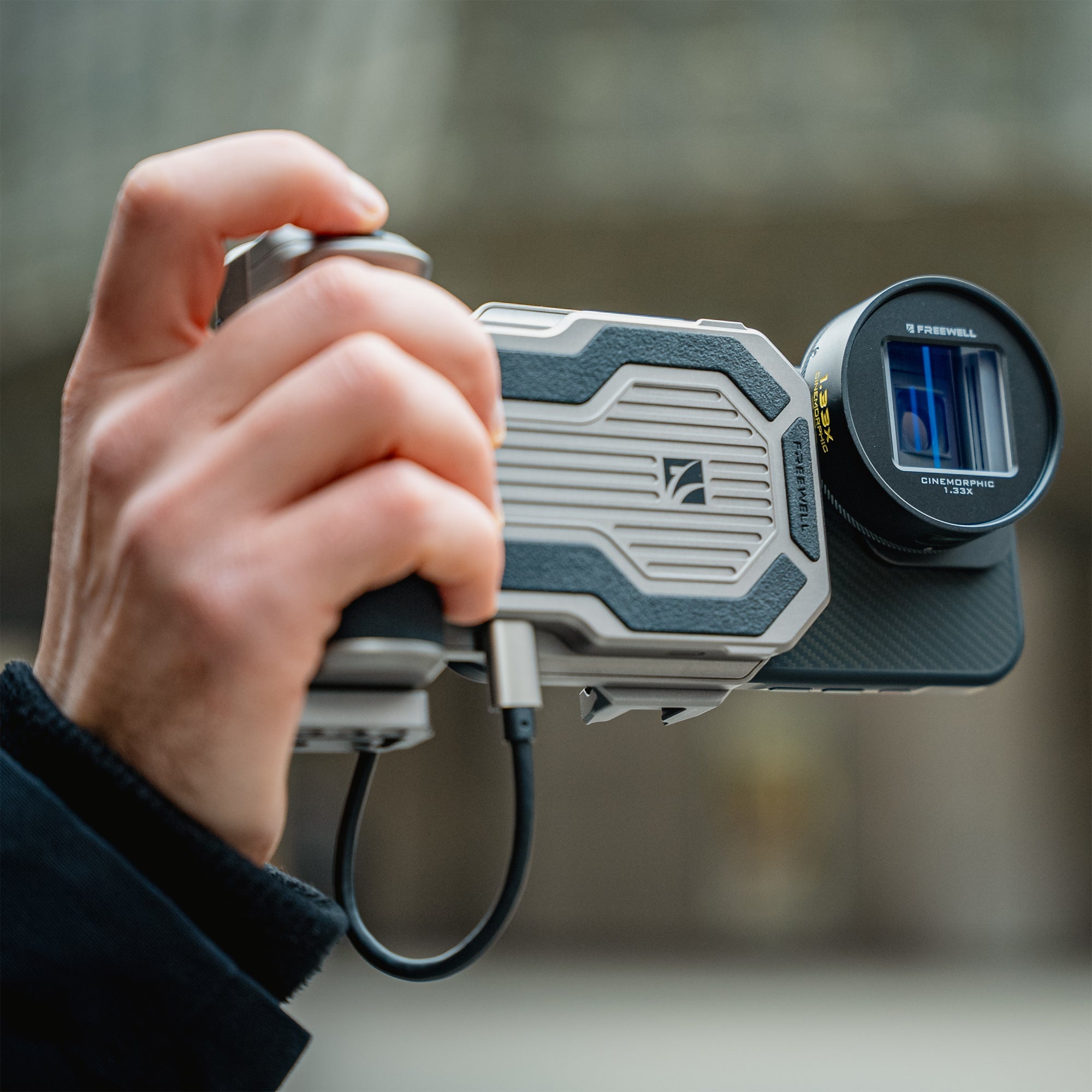 【Freewell】Pro SSD Hub|專業手機攝影手柄|支援 M.2 擴展|高效拍攝必備