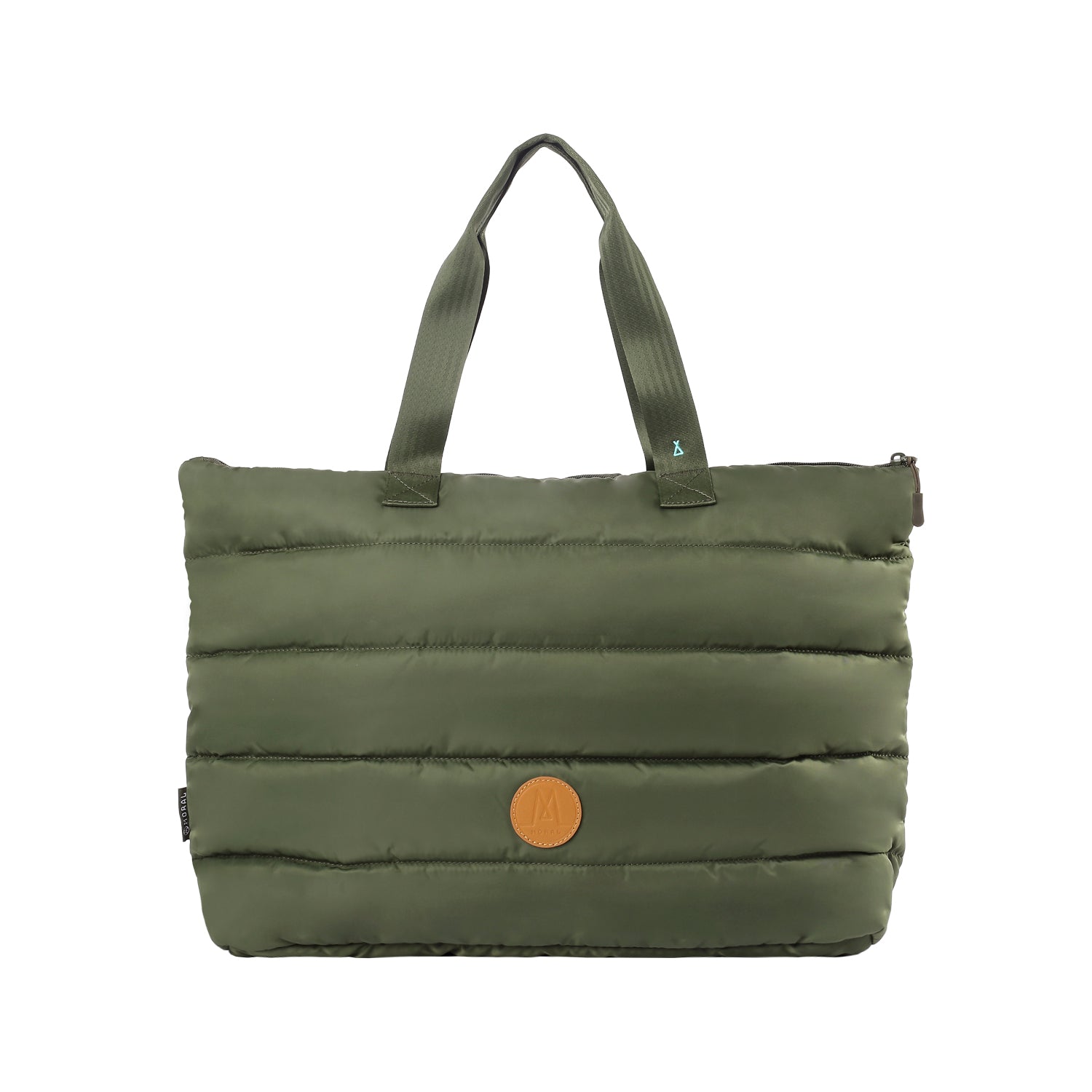 Moral Chapel 托特包(特大),軍綠色正面設計,品牌標誌點綴,風格休閒百搭。