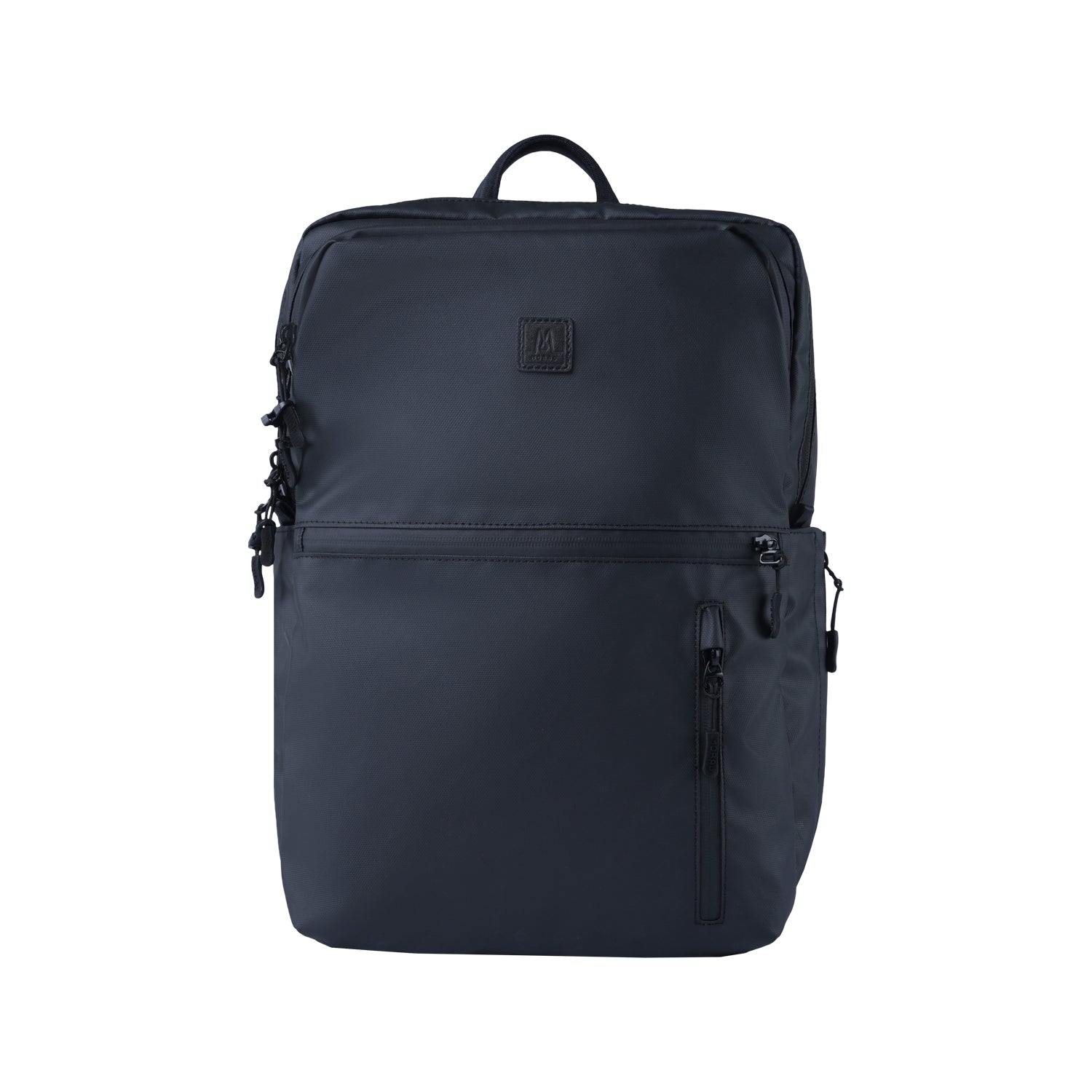 Moral CECIL COMPACT II 正面展示背包,簡約黑色設計,適合通勤與旅行