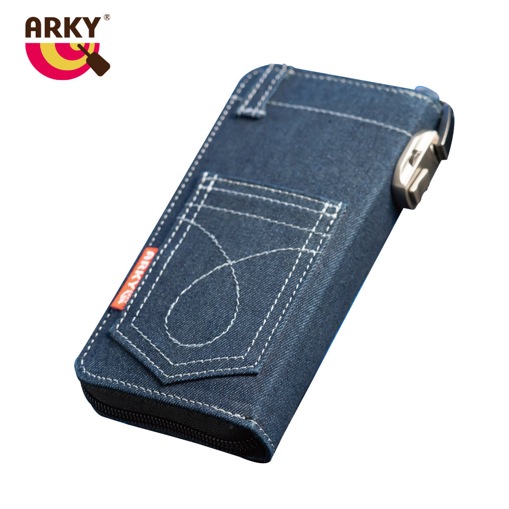 【Arky】防盜牛仔多功能收納手機包|密碼鎖防盜
