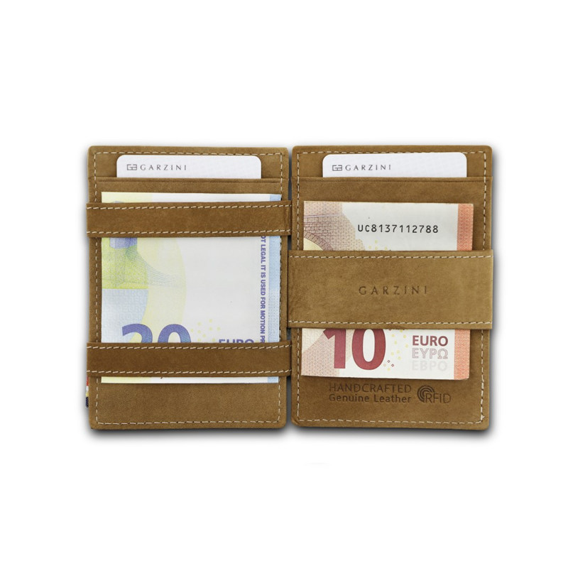 【Garzini】Magic Coin Wallet|真皮RFID防護零錢卡包