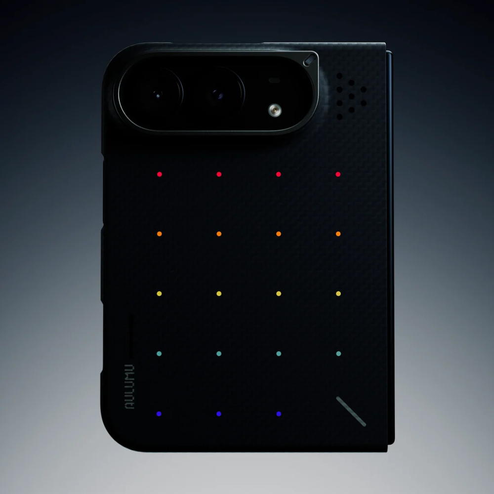 【Aulumu】Duo Particle Aramid Fiber 芳綸纖維保護殼|iPhone Duo 專用|雙面邊框防護|MagSafe 磁吸