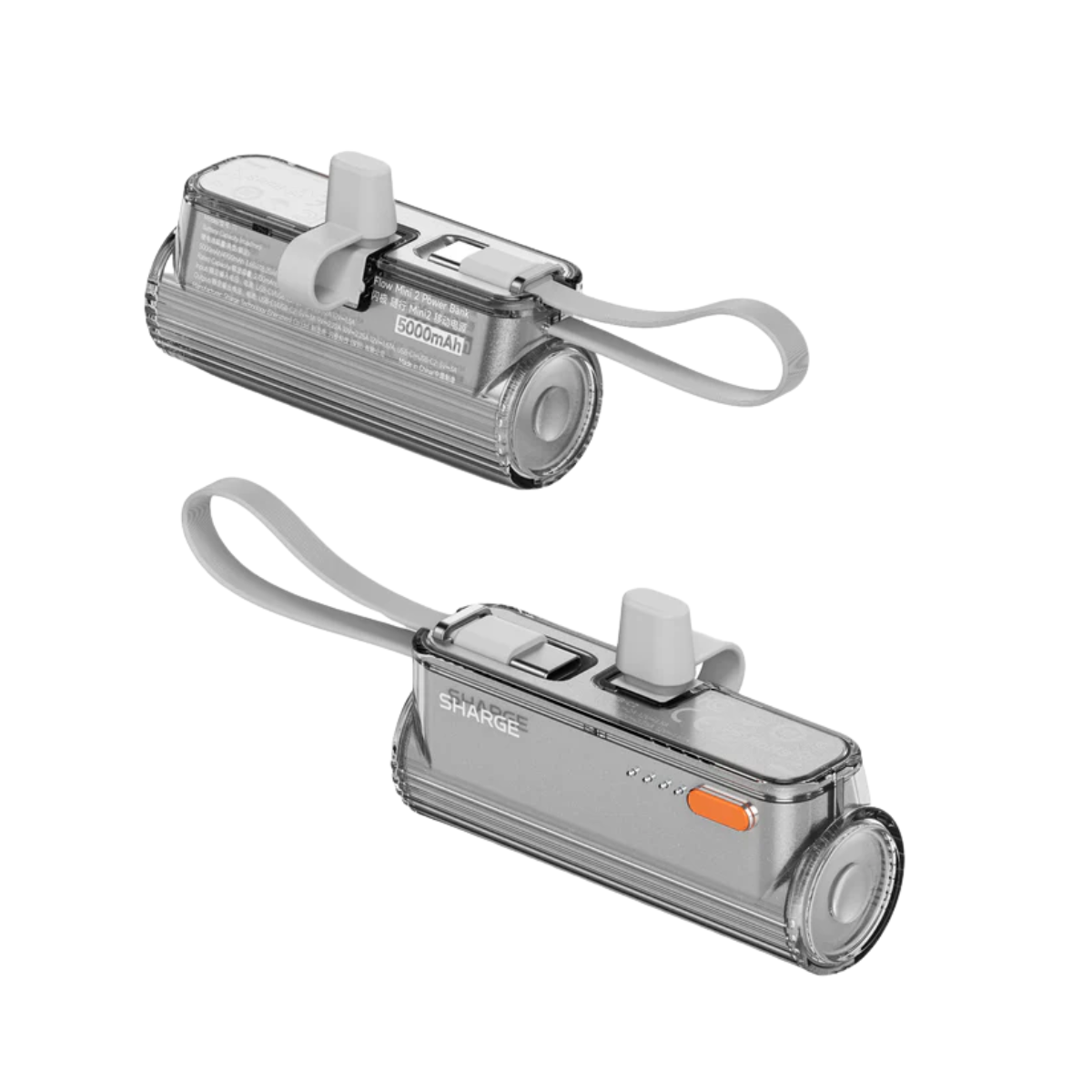 【Sharge】Flow Mini 2|5000mAh 超輕便行動電源|雙接口快充