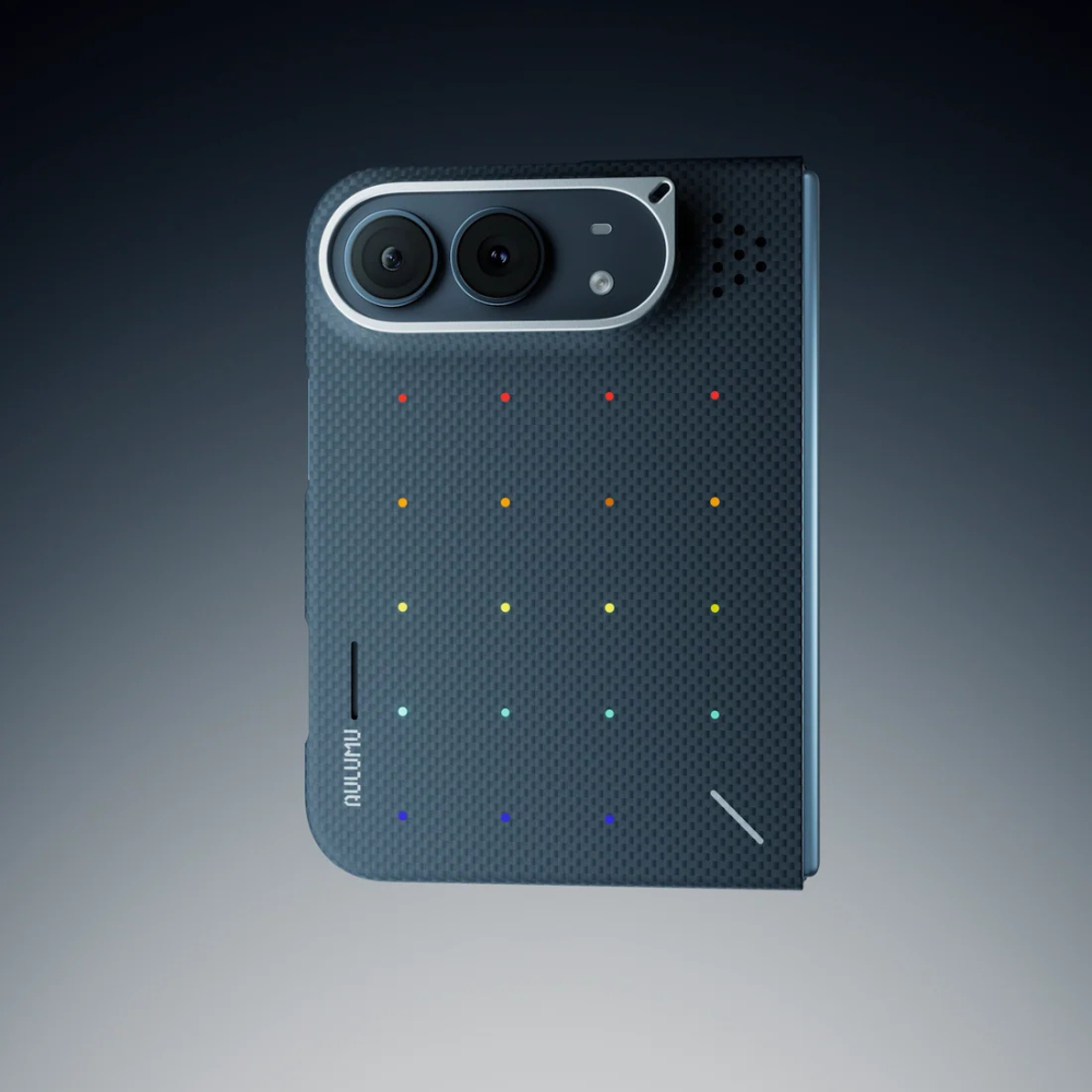 【Aulumu】Duo Particle Aramid Fiber 芳綸纖維保護殼|iPhone Duo 專用|雙面邊框防護|MagSafe 磁吸