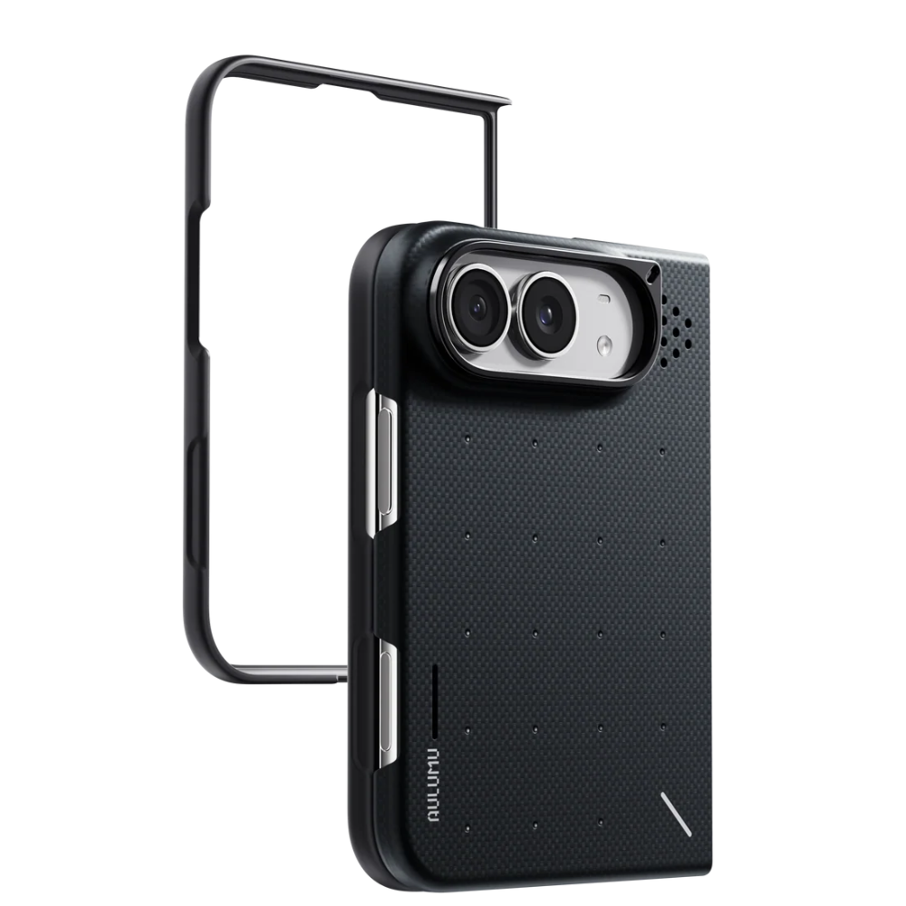 【Aulumu】Duo Particle Aramid Fiber 芳綸纖維保護殼|iPhone Duo 專用|雙面邊框防護|MagSafe 磁吸