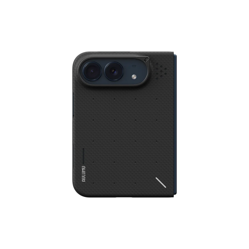 【Aulumu】Duo Particle Aramid Fiber 芳綸纖維保護殼|iPhone Duo 專用|雙面邊框防護|MagSafe 磁吸
