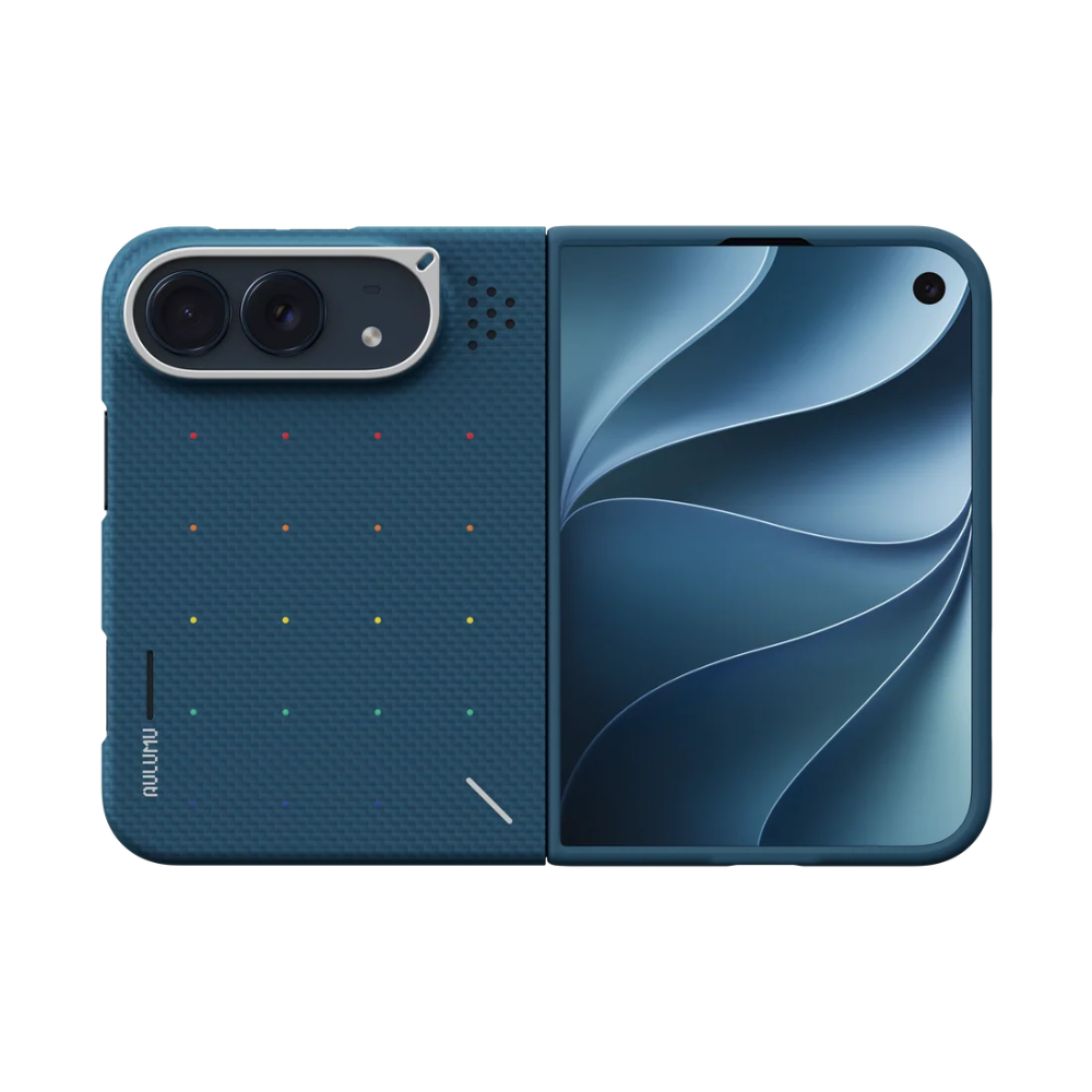【Aulumu】Duo Particle Aramid Fiber 芳綸纖維保護殼|iPhone Duo 專用|雙面邊框防護|MagSafe 磁吸