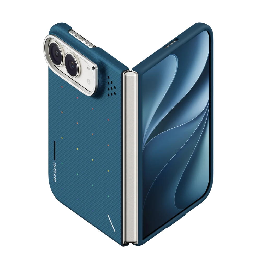 【Aulumu】Duo Particle Aramid Fiber 芳綸纖維保護殼|iPhone Duo 專用|雙面邊框防護|MagSafe 磁吸