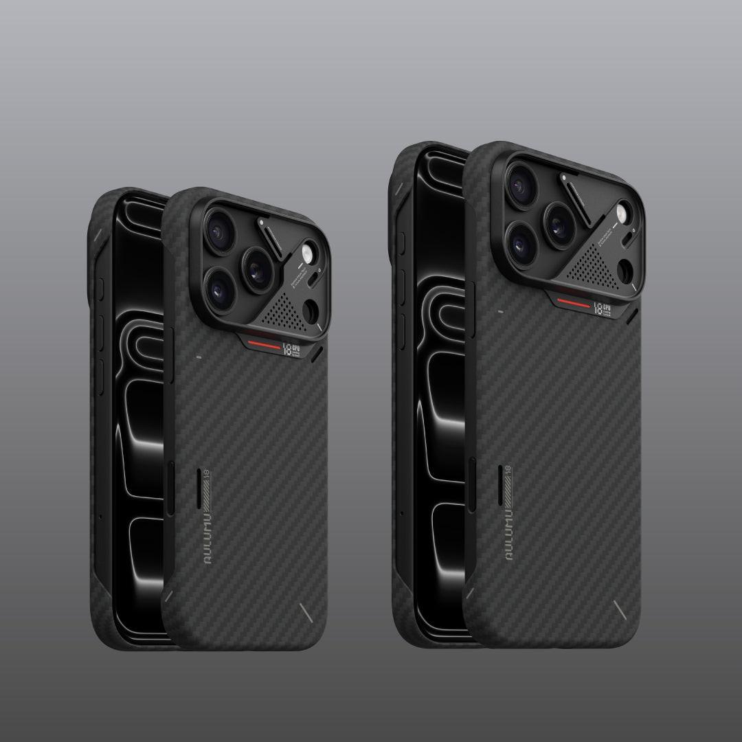 【Aulumu】A18 Ultra Slim Aramid 芳綸纖維 輕薄半包手機殼|iPhone 18 Pro/Pro Max 專用|MagSafe 支援