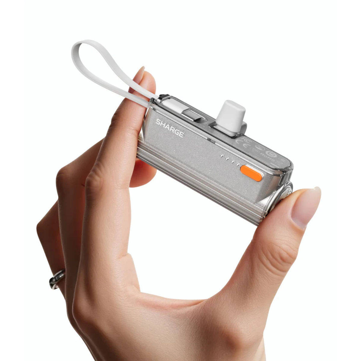 【Sharge】Flow Mini 2|5000mAh 超輕便行動電源|雙接口快充