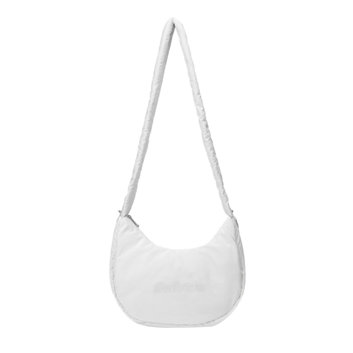 SUBTLE雲朵斜挎包 白色