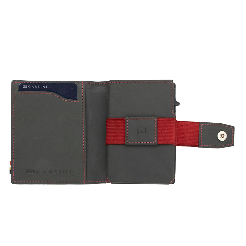 【Garzini】Metal Wallet|RFID防護多功能真皮錢包