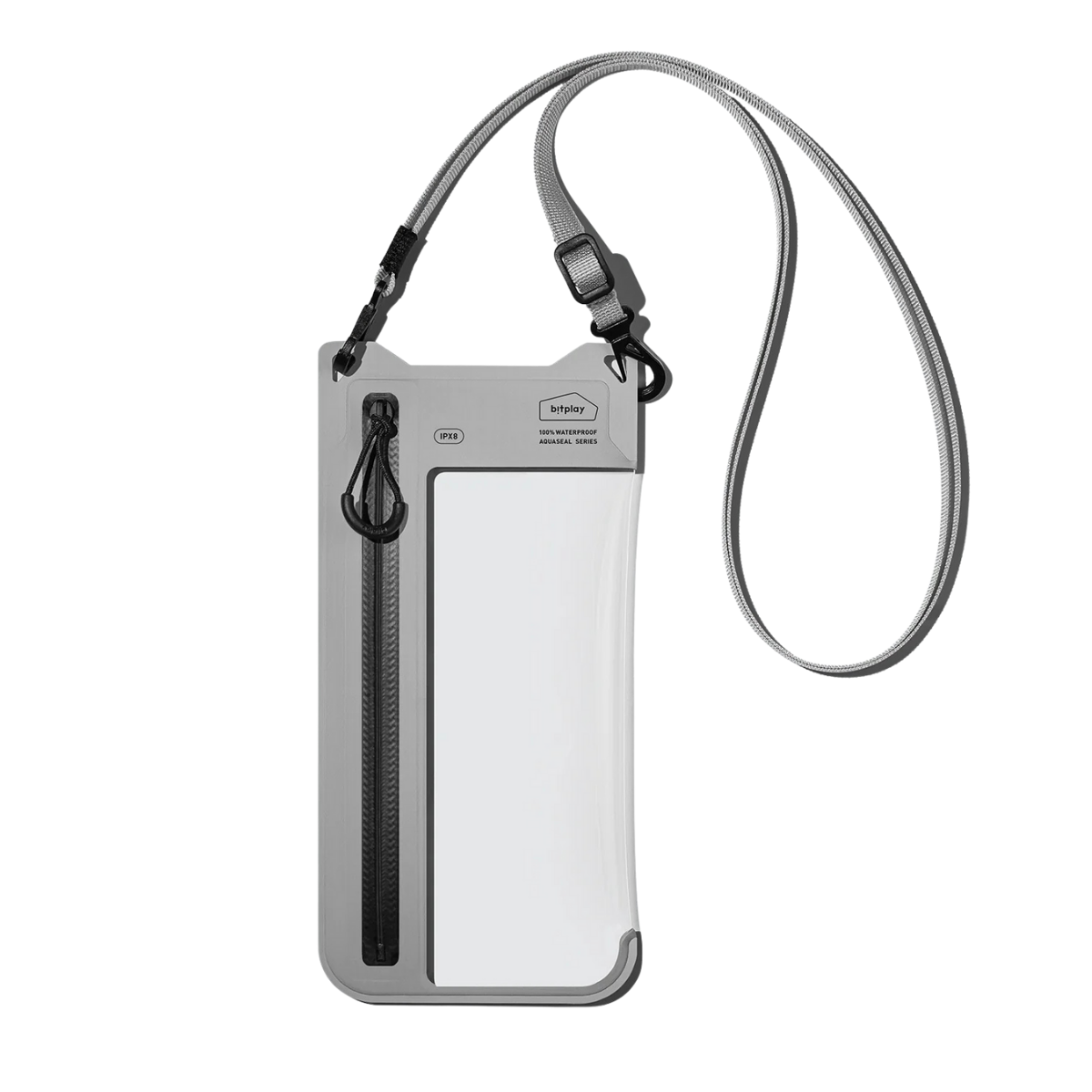 【Bitplay】AquaSeal Lite 全防水手機袋|輕巧直式設計,搭載氣密防水拉鍊與 IPX8 防水認證,適合戶外及日常使用。