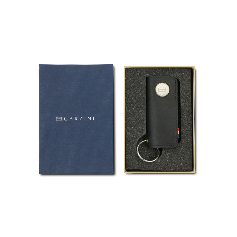 【Garzini】Lusso Key Holder|頭層水牛皮鑰匙扣