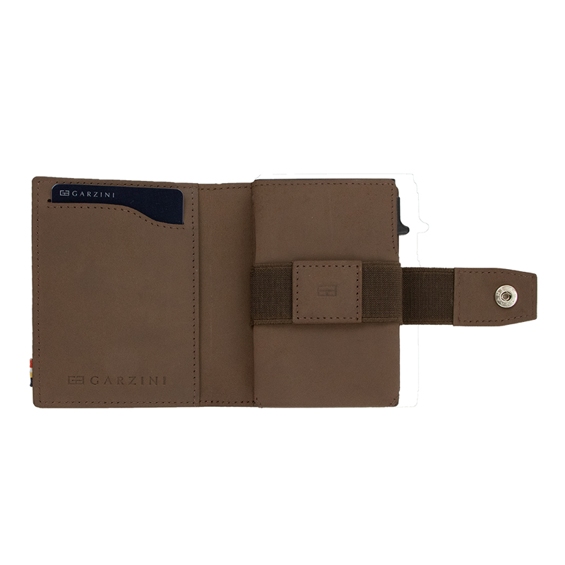 【Garzini】Metal Wallet|RFID防護多功能真皮錢包