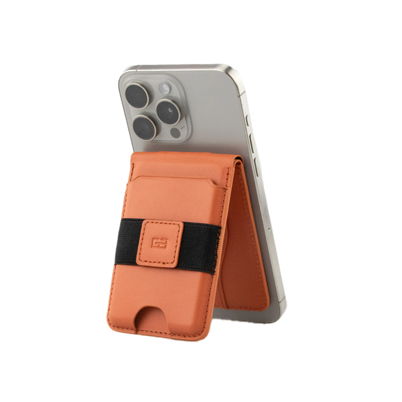 【Garzini】Magsafe Wallet Stand|真皮多功能磁吸錢包支架