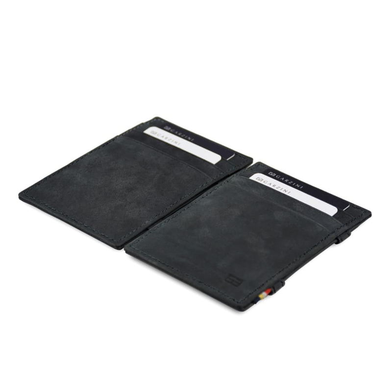 【Garzini】Magic Wallet|RFID防護真皮卡包