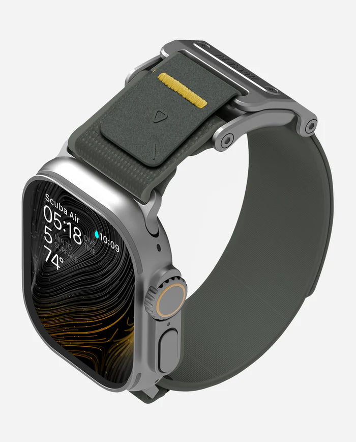 【Aulumu】A11 Mag Buckle 磁扣超薄錶帶|Apple Watch Series 相容|輕盈舒適防滑錶帶