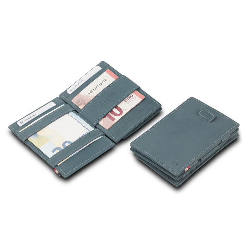 【Garzini】Magic Coin Wallet|真皮RFID防護零錢卡包