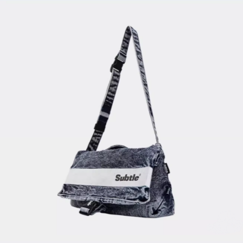 【Subtle】Zeal 復古丹寧牛仔側肩包