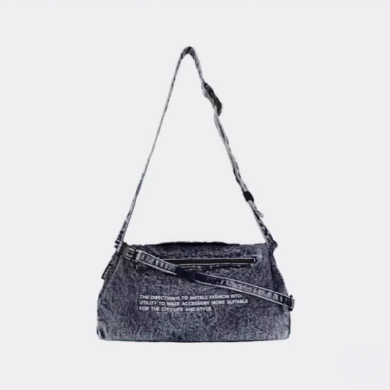 【Subtle】Zeal 復古丹寧牛仔側肩包