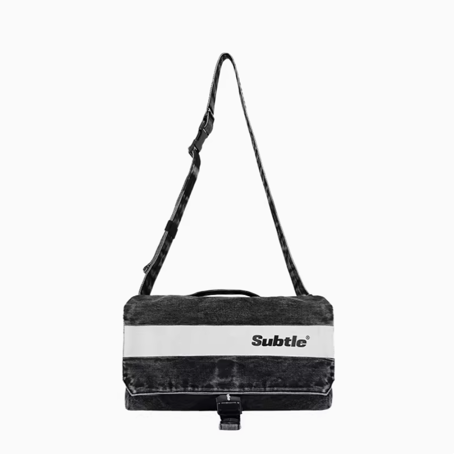 【Subtle】Zeal 復古丹寧牛仔側肩包