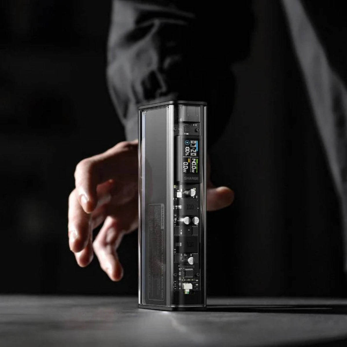 【Sharge】140W 透明快充電源|20000mAh 大容量