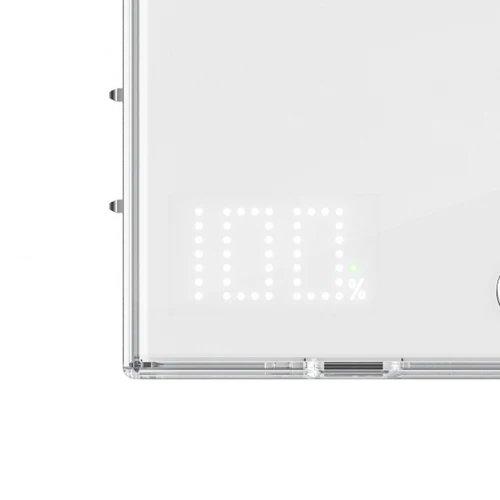 3C安全認證【Sharge】Retractable 3合1行動電源|10000mAh 30W GaN快充|內建伸縮USB-C線|透明設計