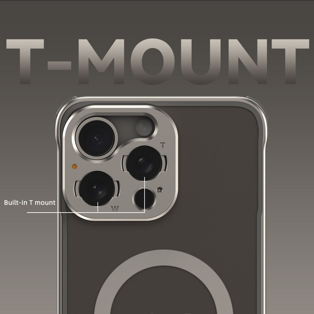 【Fotorgear】Metal Phone Case 金屬手機殼|iPhone 16 Pro/Pro Max 專用|T型接口支援