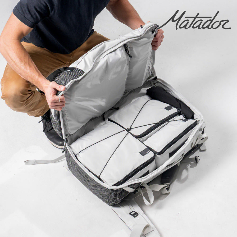 【Matador 鬥牛士】Packing Cube Set 拉鍊旅行收納袋(3件組)