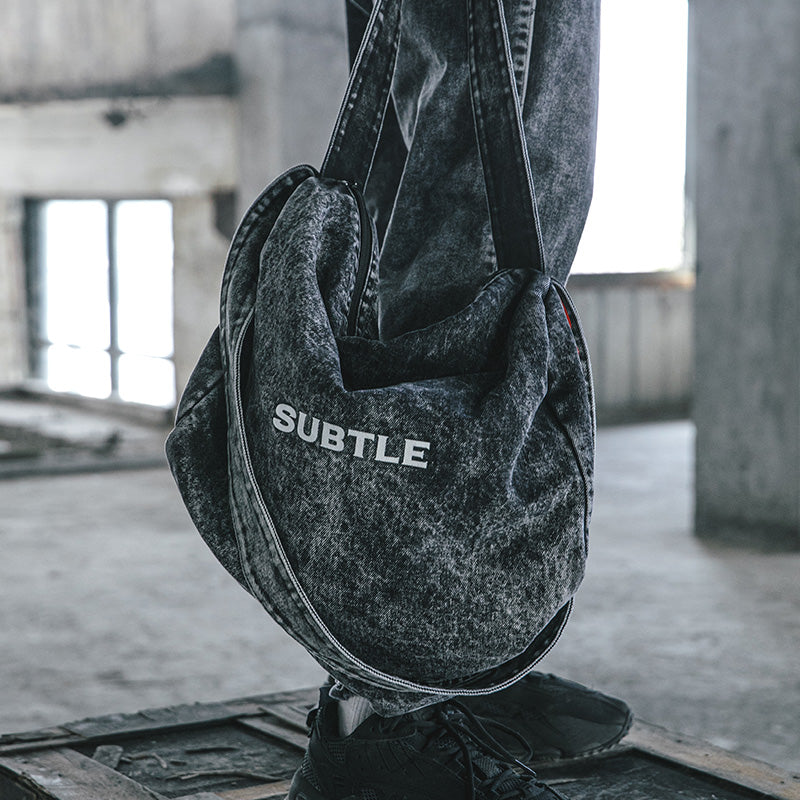 【Subtle】Rawmad (E) Denim Traveler Duffel 復古牛仔側肩包
