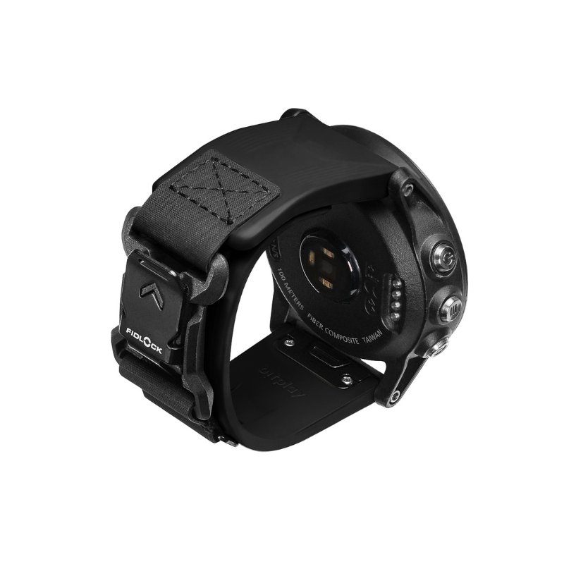 BITPLAY 防水 FKM 橡膠 Garmin 錶帶展示