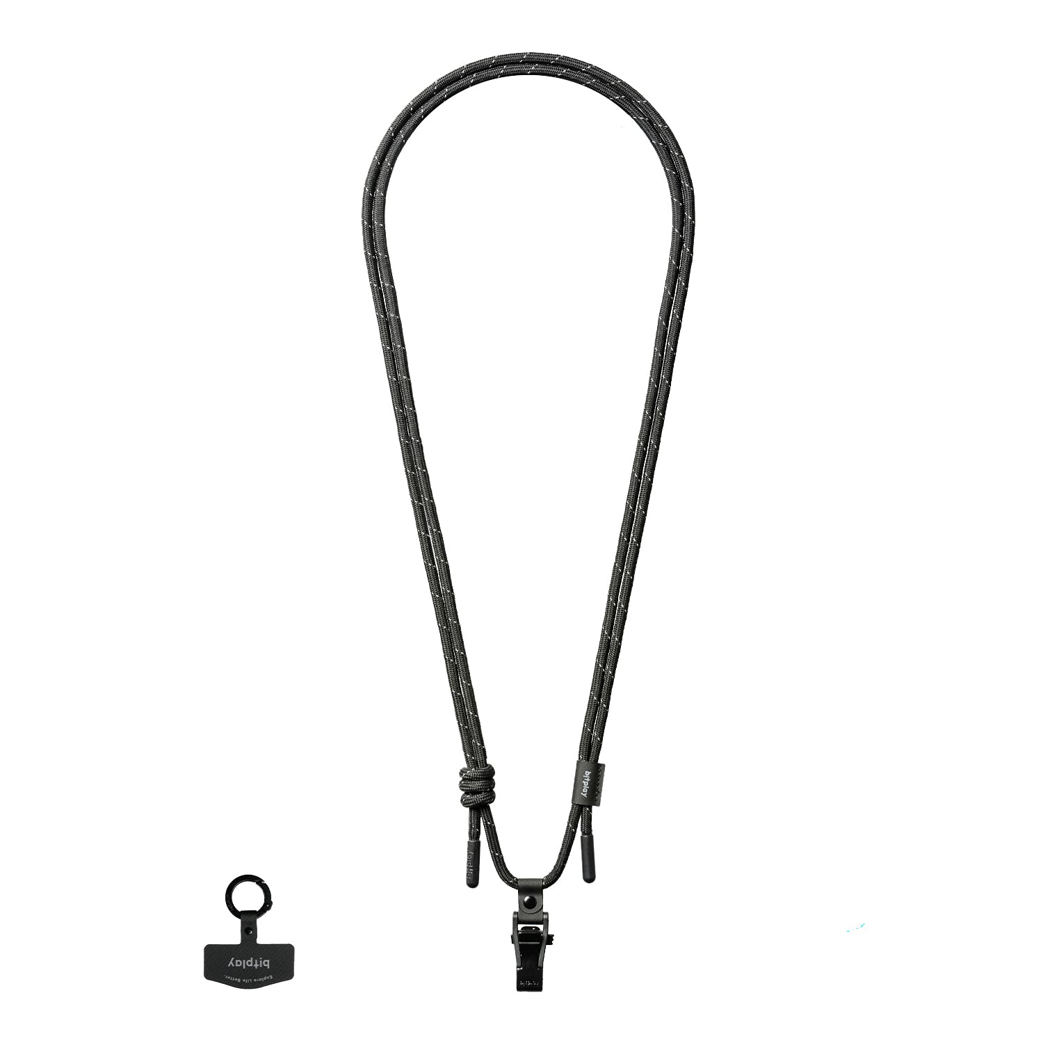 【Bitplay】6mm撞色掛繩|反光編繩大地色系