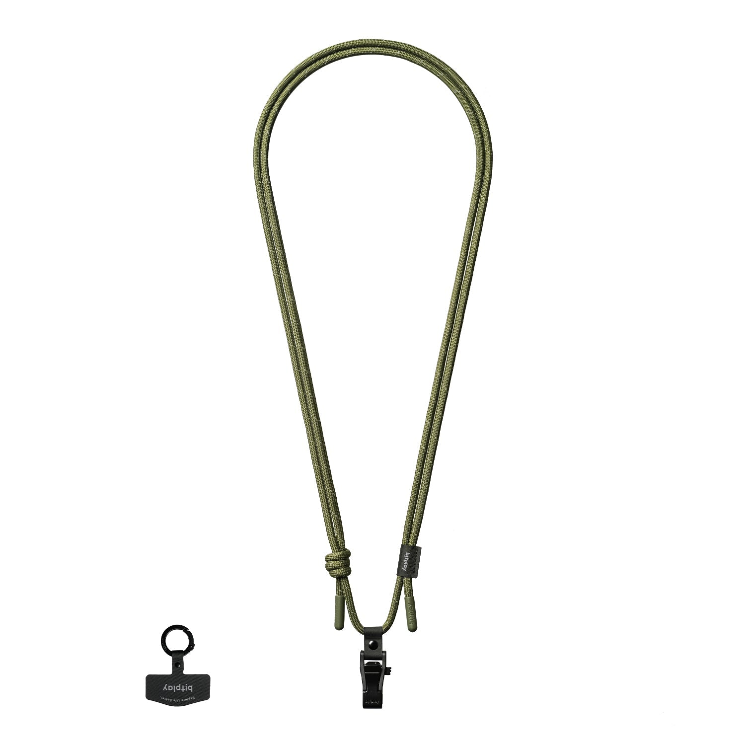 【Bitplay】6mm撞色掛繩|反光編繩大地色系