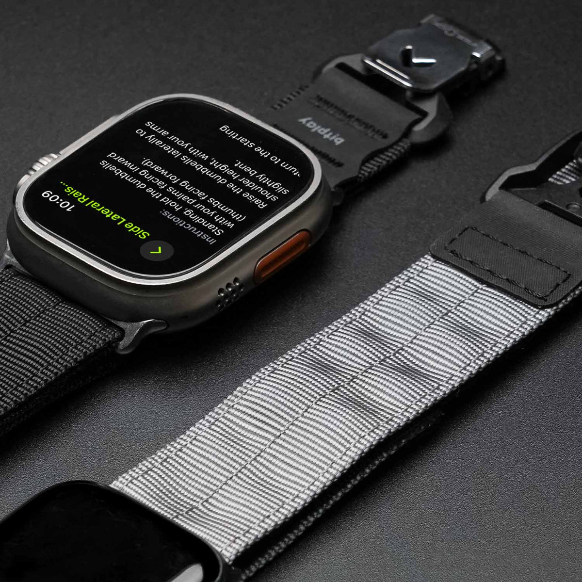 【bitplay】Fidlock瞬扣錶帶|適用Apple Watch Ultra/46/45/44/42|銀扣磁吸快拆