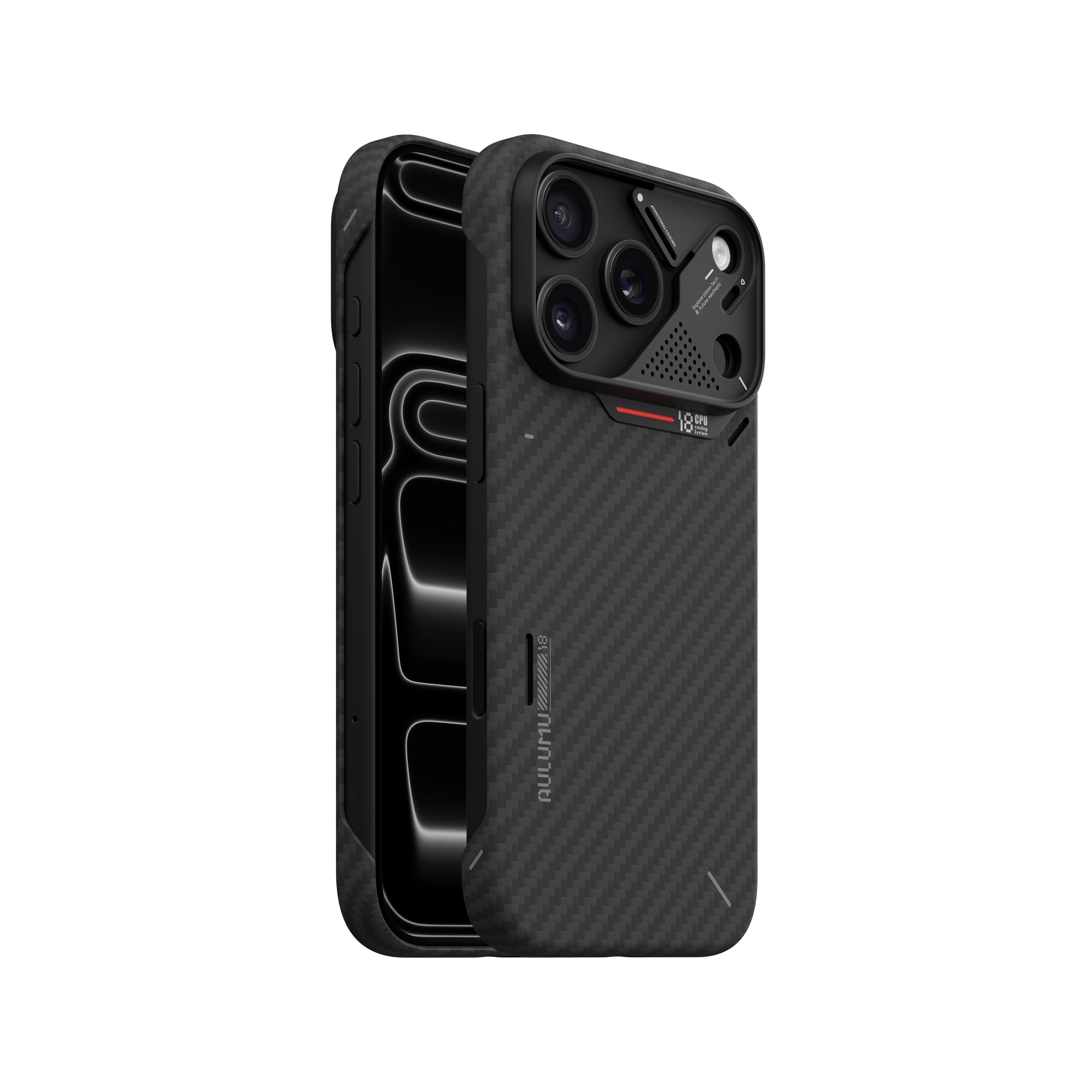 【Aulumu】A18 Ultra Slim Aramid 芳綸纖維 輕薄半包手機殼|iPhone 18 Pro/Pro Max 專用|MagSafe 支援