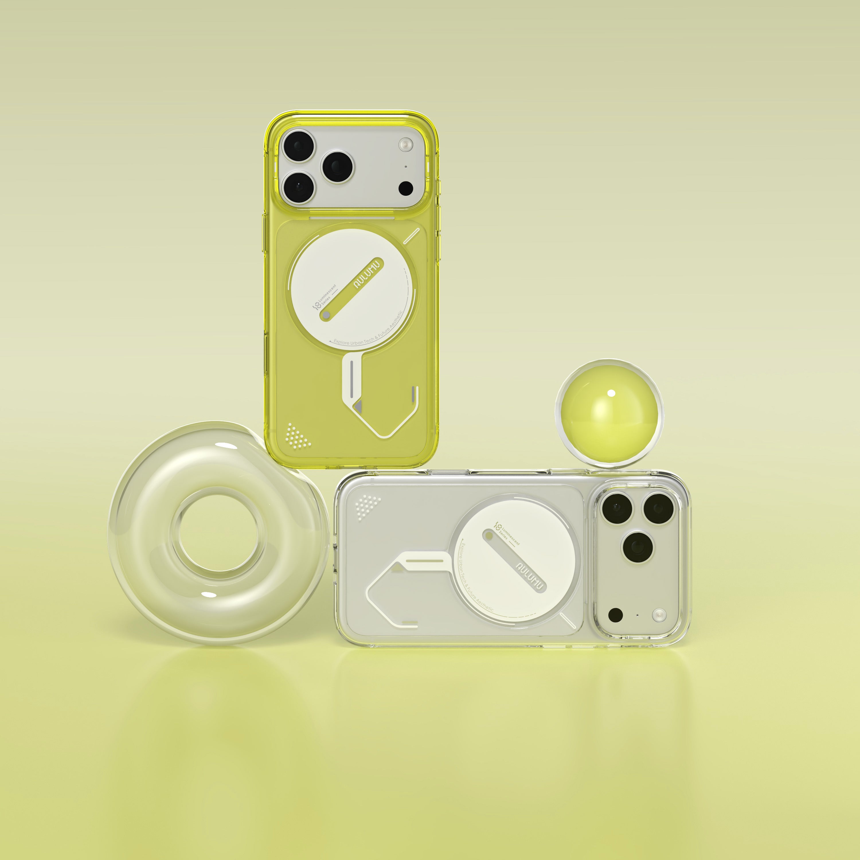 【Aulumu】A18 Lumen Transparent 晶透 PC 輕薄手機殼|iPhone 18 Pro/Pro Max 專用|MagSafe 支援