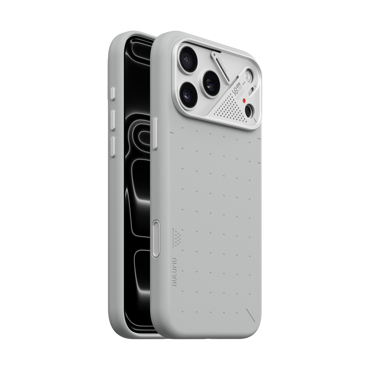 【Aulumu】A18 Particle 立體顆粒皮革 輕薄全包手機殼|iPhone 18 Pro/Pro Max 專用|MagSafe 支援