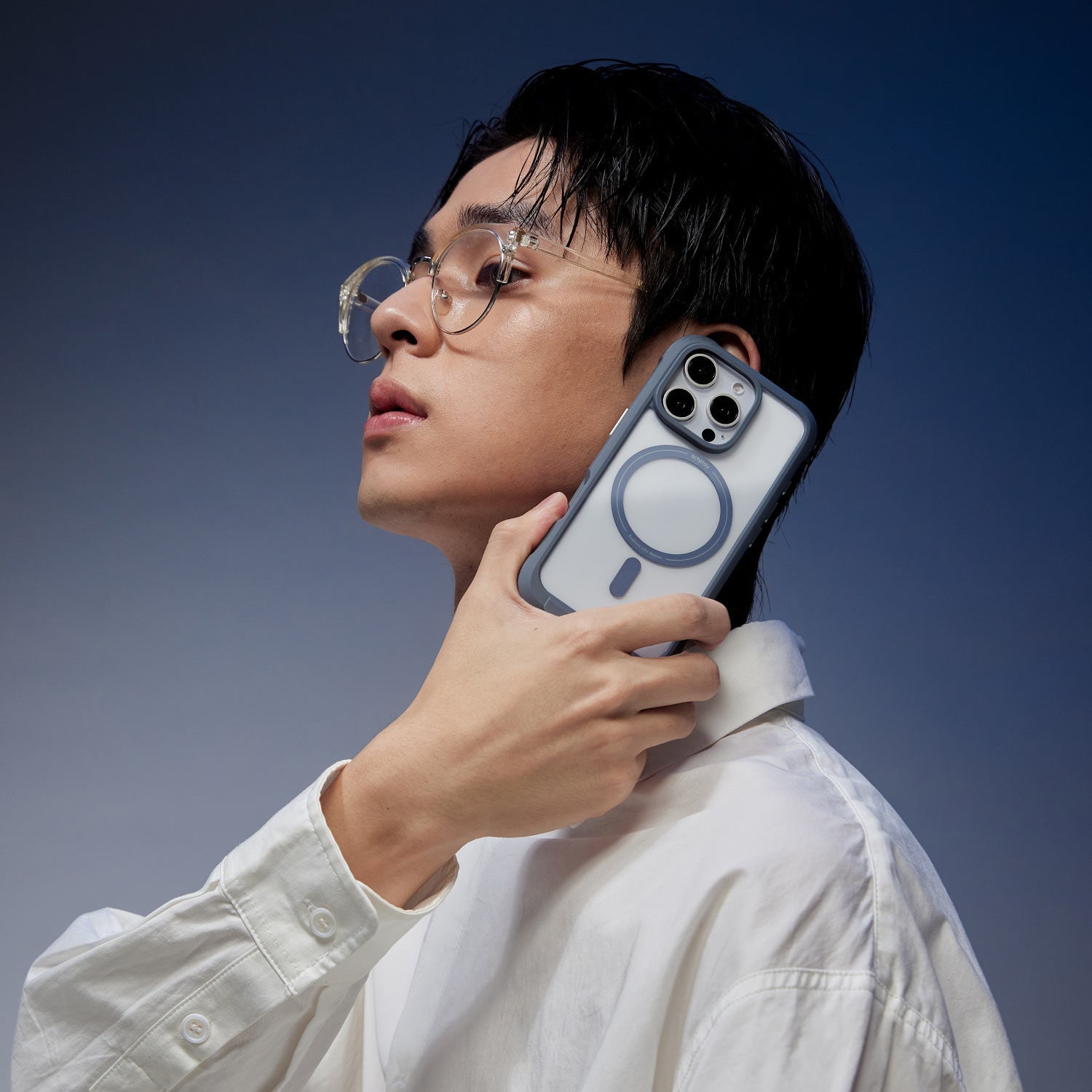 【Bitplay】Wander Case磁吸掛扣殼|軍規防摔輕薄設計 深灰藍