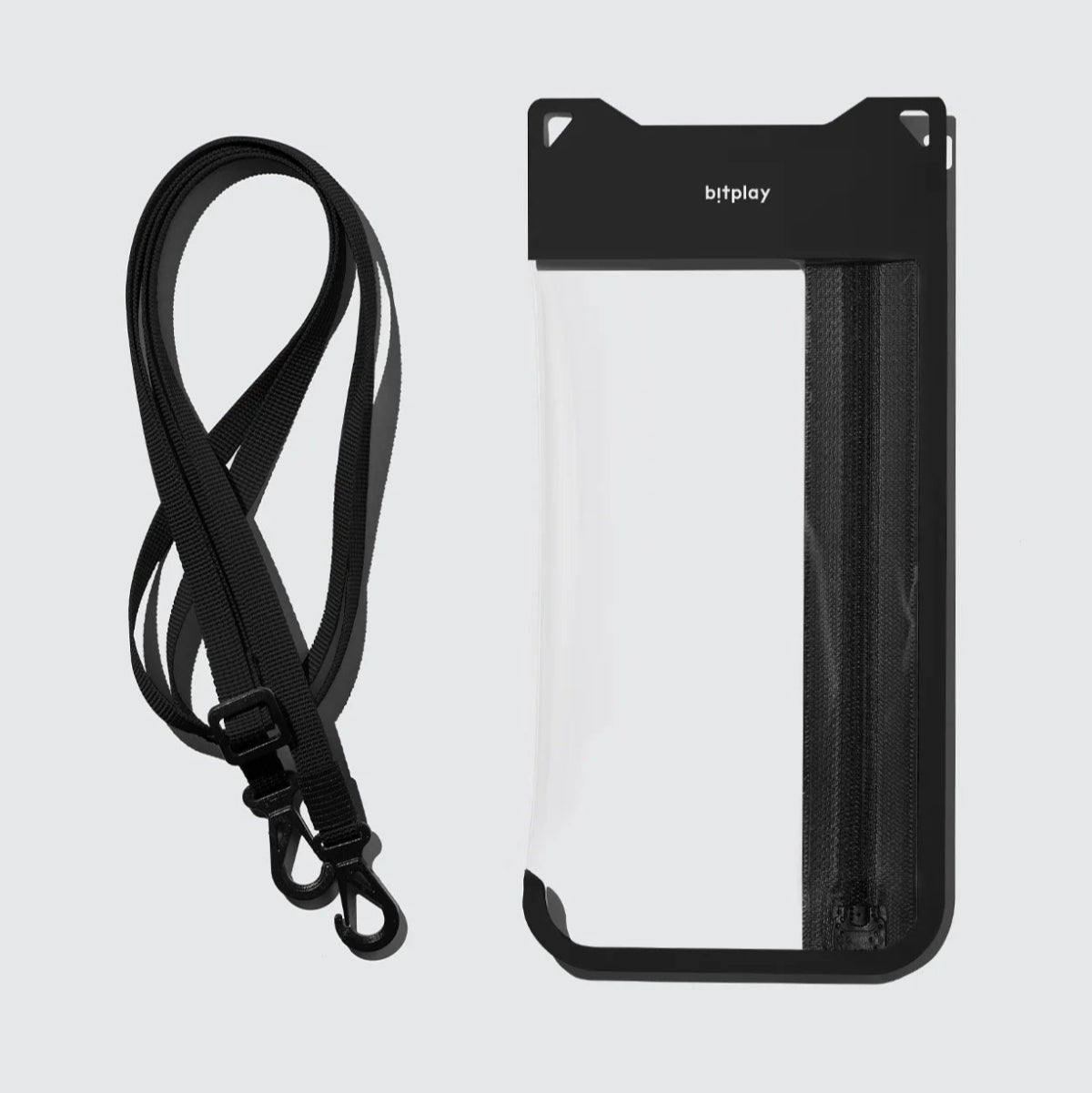 【Bitplay】AquaSeal Lite 全防水手機袋|輕巧直式設計,搭載氣密防水拉鍊與 IPX8 防水認證,適合戶外及日常使用。