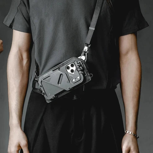 【Aulumu】B02 Urban Quick-Access Phone Sling Bag 極簡機能斜肩包|專利磁吸手機艙|輕量便攜