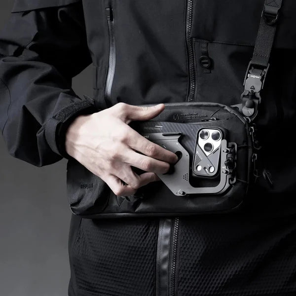 【Aulumu】B01 Urban Transit Gear Sling Bag 城市機能斜肩包|專利磁吸手機艙|X-Pac機能布料