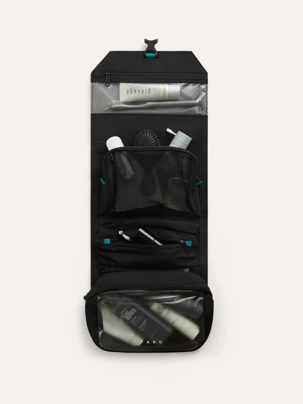 【Bagsmart】Faro Hanging Toiletry Bag 防潑水懸掛式洗漱包 |可拆卸收納袋|360°旋轉掛鉤|乾濕分離