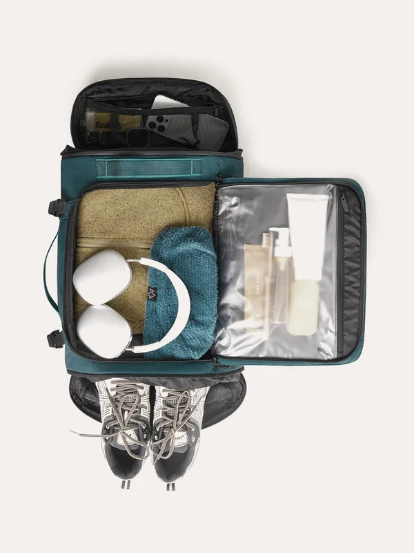 【Bagsmart】Faro 40L Carry On Travel Backpack 防潑水旅行背包 |30-40L擴充容量|獨立鞋層