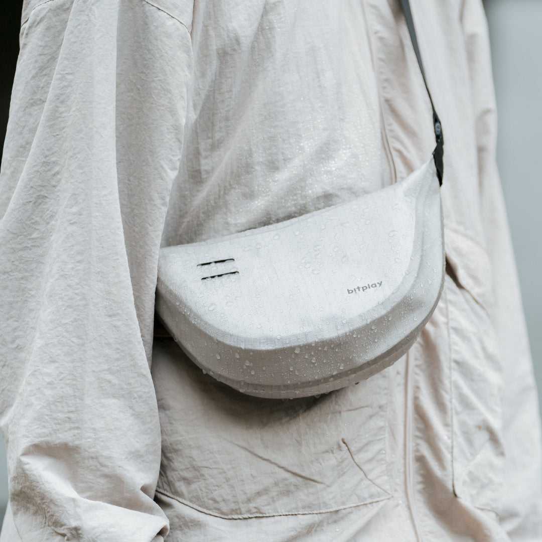 【Bitplay】AquaSeal海馬包|2.5L全防水半月包水泥灰