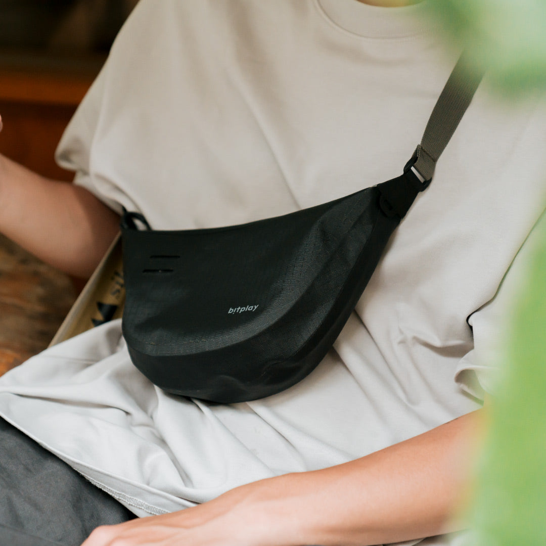 【Bitplay】AquaSeal海馬包|2.5L全防水半月包 霧黑