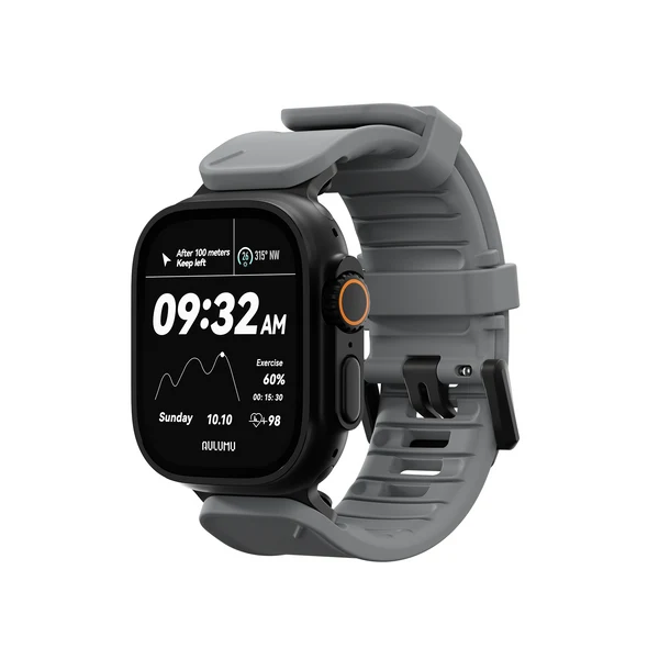 【Aulumu】C05 FKM 快拆運動錶帶|Apple Watch Ultra / 45 / 44mm 專用