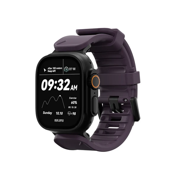 【Aulumu】C05 FKM 快拆運動錶帶|Apple Watch Ultra / 45 / 44mm 專用
