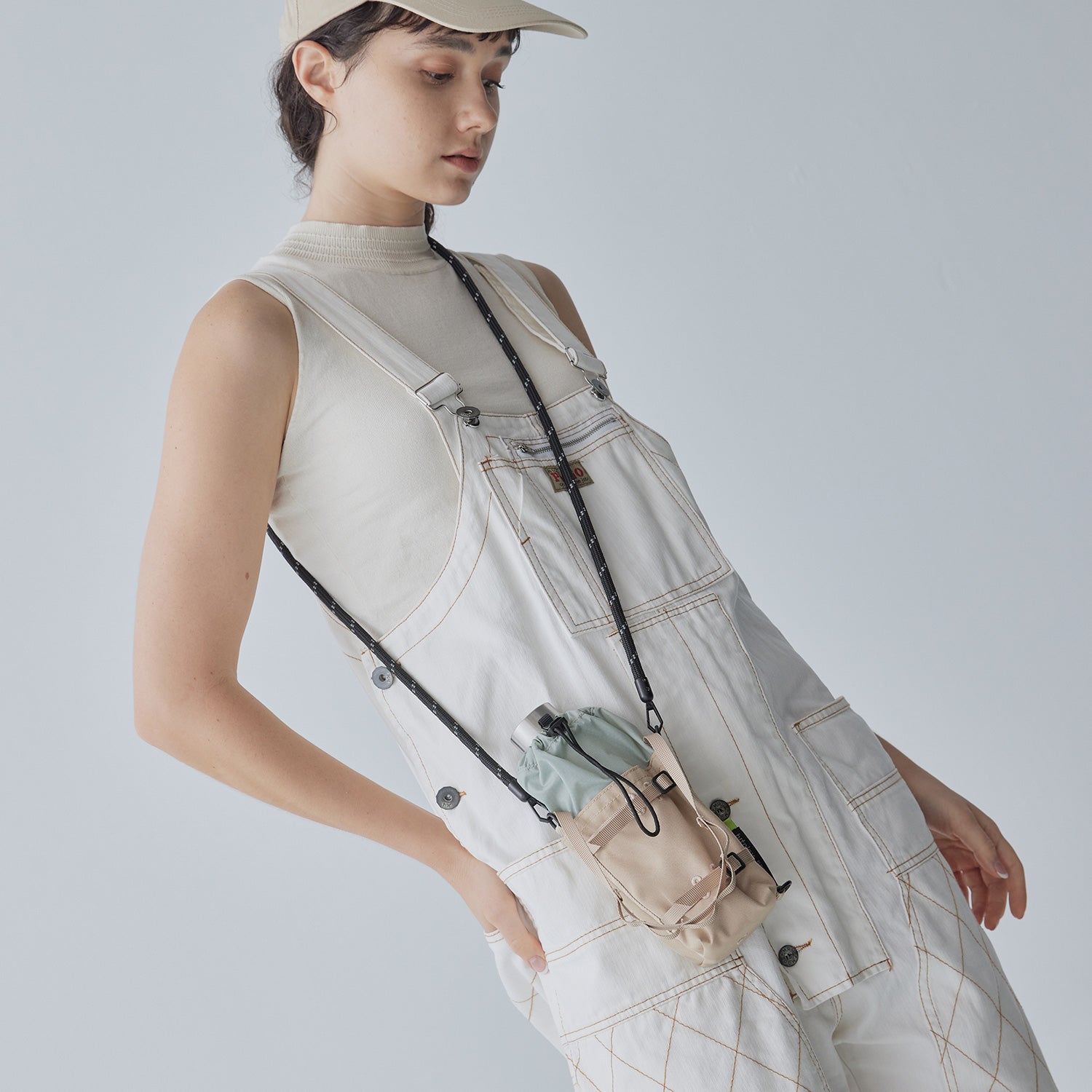 【Bitplay】2-Way水瓶袋|輕便抗撕耐用奶茶色