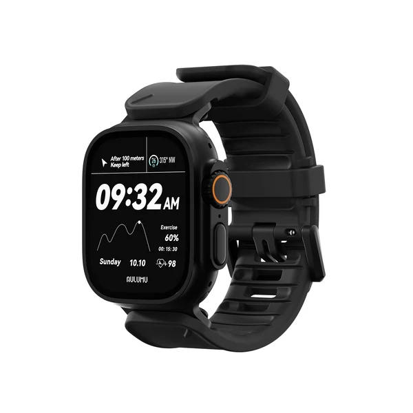 【Aulumu】C05 FKM 快拆運動錶帶|Apple Watch Ultra / 45 / 44mm 專用